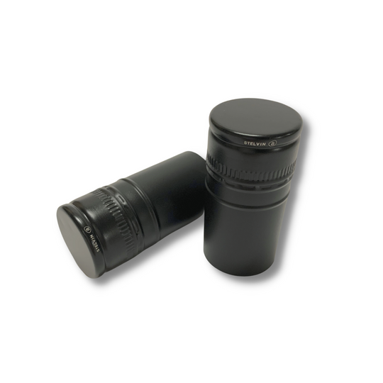 30X60MM ALUMINUM SCREW CAP WITH SARANEX