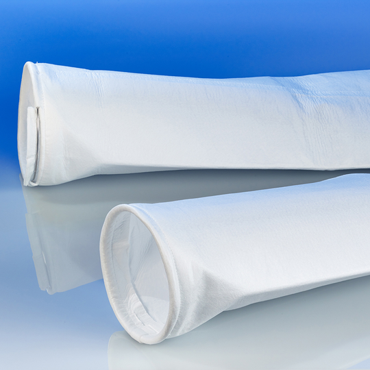 POLYPROPYLENE FELT BAGS WITH CARBON RING, 4X14