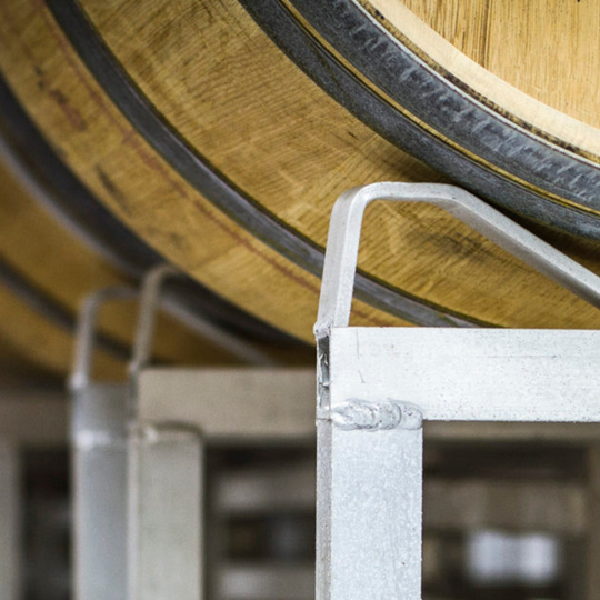 225 ALUMINUM WINE BARREL RACKS