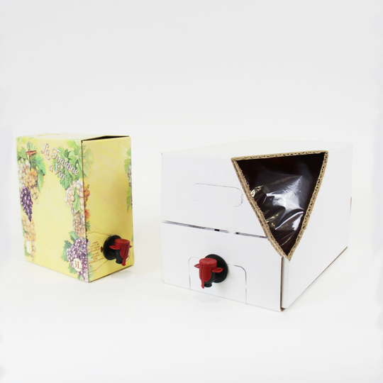 WINE CARTONS - SIZE: 10 LITRE - WHITE